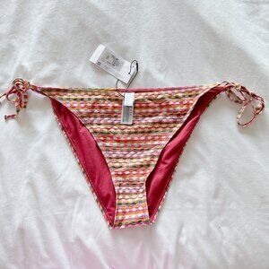 Primark Multi colour side tie bikini bottoms size 16 US swimsuit bathing suit